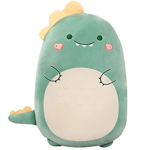 Almohada para Abrazar de Felpa de Dinosaurio, Lindo Animal de Peluche, Juguete de Peluche, Almohada Suave de Dibujos Animados, Almohada para Dormir para Niños (45cm/17.71in, Dinosaur)