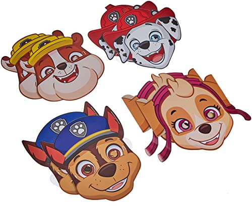 amscan 9903839 Party Theme-8 unids papel máscaras Paw Patrol 2018