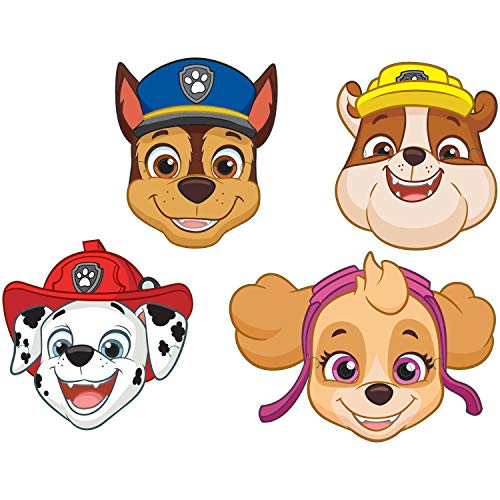 amscan 9903839 Party Theme-8 unids papel máscaras Paw Patrol 2018