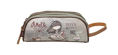 Anekke | Estuche original doble taupe | Accesorios y Complementos para Mujer