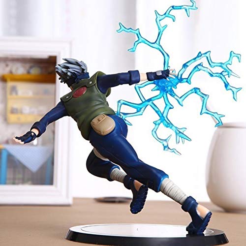 Anime Heroes Naruto Uchiha Kakashi Sasuke Figura de acción, Anime Puppets Figura PVC Juguetes, Kakashi Figura Modelo Mesa Escritorio Decoración