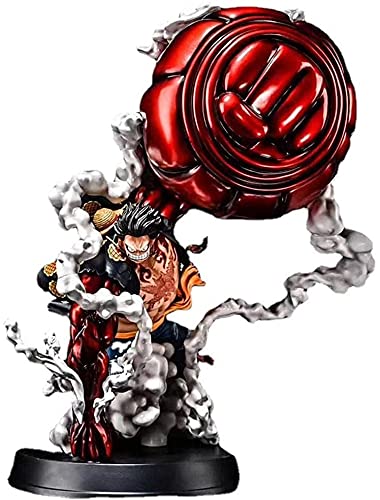 Anime One Piece Figura, 25CM 4 Gear Kong Gun Monkey D Luffy Figura, PVC Figura Estatua Figura de acción Figura Coleccionable