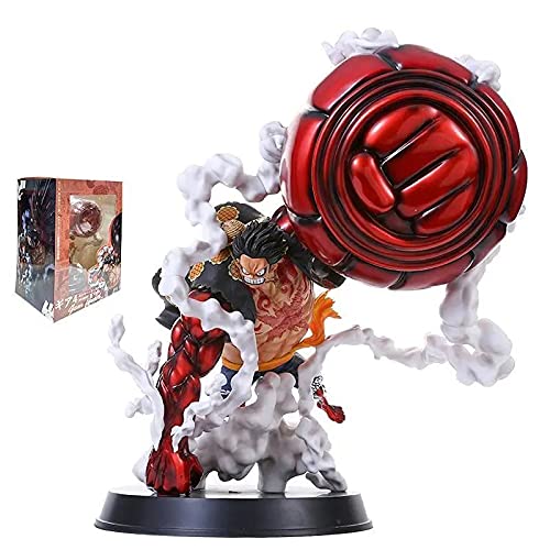 Anime One Piece Figura, 25CM 4 Gear Kong Gun Monkey D Luffy Figura, PVC Figura Estatua Figura de acción Figura Coleccionable