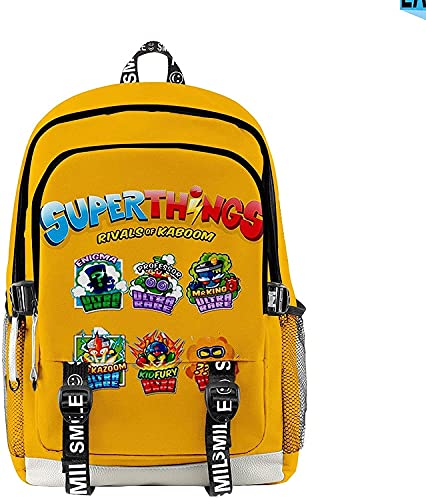 Anime Superzings Mochila infantil con impresión digital 3D, tela Oxford, para hombres, mujeres y niños, regalos, Su-z4, 40*28*17cm (16zoll),