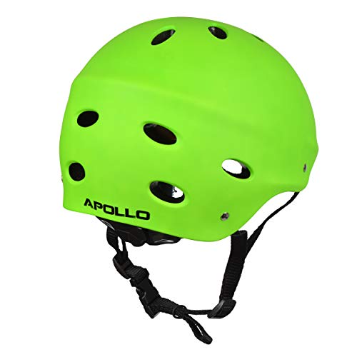 Apollo Casco para Skate/Bicicleta de la Marca Casco Ajustable para Skate, Scooter, BMX, con botón Giratorio Adecuado para niños y adultes, Disponible en Diversos tamaños y Colores…