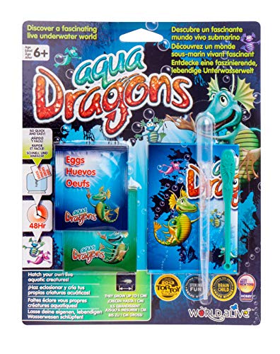 Aqua Dragons - Viaje Eggspress Al Periodo Jurásico Juguete Educativo, Multicolor, Color/Modelo Surtido + Dragón De Agua Mundo Submarino Juguete Educativo, Multicolor