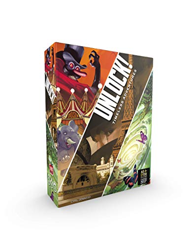 Asmodee Italia - Unlock Timeless Adventures Escape Room de Mesa, edición íntegramente en Italia, Color 8985