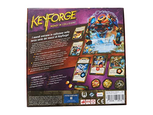 Asmodee - KeyForge: Mundos en Collision, Starter Set para 2 Jugadores, Juego de Cartas, 10604