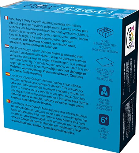 Asmodée Story Cubes: Acciones - Todas las versiones disponibles, Multilenguaje (ASMRSC02ML1)