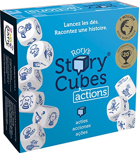 Asmodée Story Cubes: Acciones - Todas las versiones disponibles, Multilenguaje (ASMRSC02ML1)