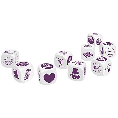 Asmodee Story Cubes: Mystery - Juego de dados multilenguaje, Multicolor (ASMRSC29ML1)