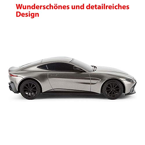 ASTON MARTIN Vantage - Coche teledirigido con licencia, modelo de coche a escala 1:24, listo para conducir, incluye control remoto de 2,4 GHz