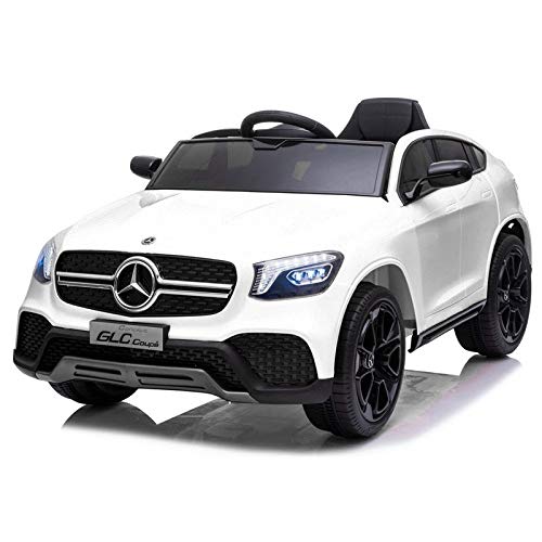 ATAA Mercedes GLC Coupe Edition - Blanco - Coche eléctrico para niños de batería 12v