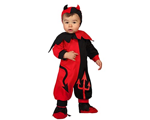 Atosa-22722 Disfraz Demonio, Color Rojo, 12 a 24 Meses (22722)