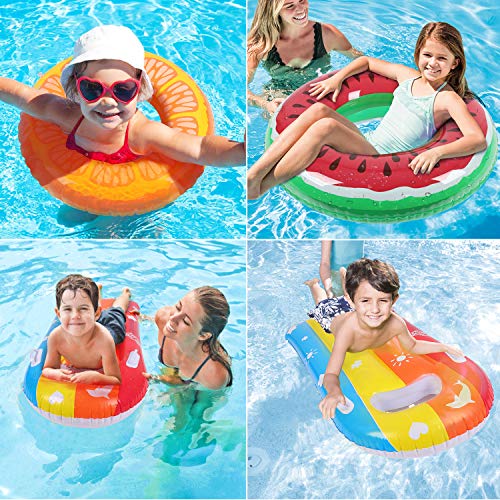 Auney Anillo de Natación para niños, Flotadores Inflable de la Piscina de natación, Infantil Hinchable Flotador de Agua