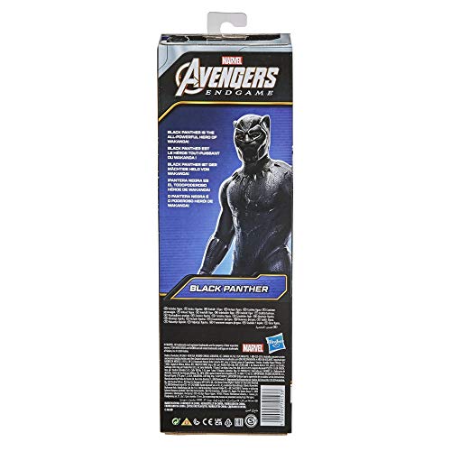 Avengers Black Panther (Figura de acción de 30 cm con Blaster Titan Hero Blast Gear)