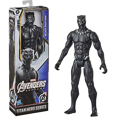 Avengers Black Panther (Figura de acción de 30 cm con Blaster Titan Hero Blast Gear)