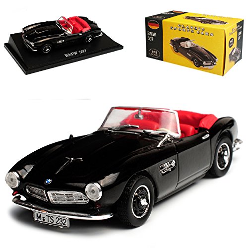 B-M-W 507 Cabrio Negro 1956-1959 1/43 Atlas Norev Modelo Coche