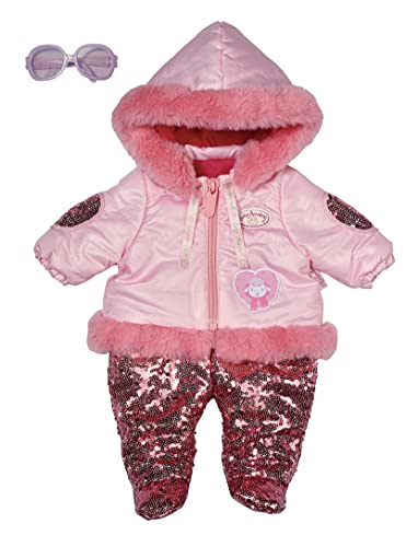 Baby Annabell Deluxe Conjunto de Invierno Moderno y Cálido de 43 cm - Promueve la empatía y las habilidades sociales, Para niños a partir de 3 años, Incluye pantalones, chaqueta y más