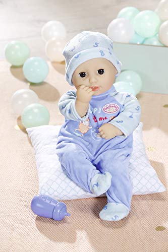 Baby Annabell Little Alexander 36 cm, Para niños a partir de 1 año, Promueve la Empatía y las Habilidades Sociales, Incluye Muñeca, Mono y Gorro