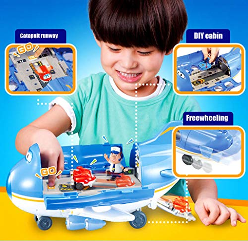 Baby Supplies HIL Super Wings Big Wing Aeropuerto Internacional Juguetes De Deformación Transformando Aviones Transformar-A-Bots Traje Grande Juguetes De Los Niños Regalo De Cumpleaños