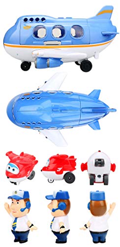 Baby Supplies HIL Super Wings Big Wing Aeropuerto Internacional Juguetes De Deformación Transformando Aviones Transformar-A-Bots Traje Grande Juguetes De Los Niños Regalo De Cumpleaños