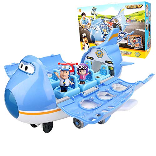 Baby Supplies HIL Super Wings Big Wing Aeropuerto Internacional Juguetes De Deformación Transformando Aviones Transformar-A-Bots Traje Grande Juguetes De Los Niños Regalo De Cumpleaños