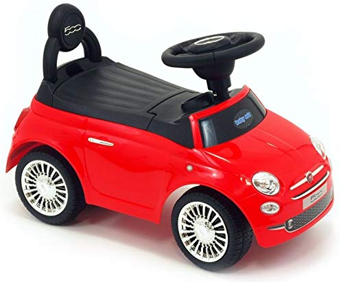 Babymix - Coche antideslizante para Fiat 500 HZ620, color rojo