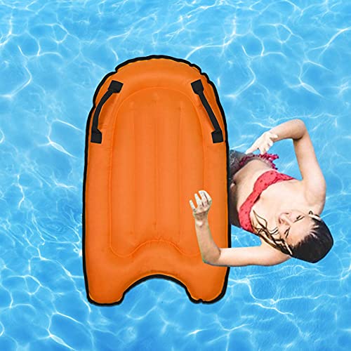 Bagalqio Tabla de Surf Inflable, Flotador de Playa para niños, Deslizamiento y tobogán de Agua, Tabla de Surf, Trineo, Jinete, Juego de Piscina, Juguete Flotante, Bodyboard Inflable portátil con Calm