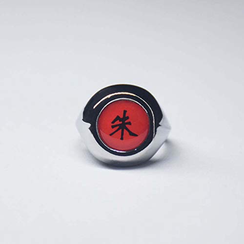 Baipin 3 Piezas Set Disfraz de Itachi Uchiha (Akatsuki) Cosplay Naruto Capa Larga de Naruto Akatsuki Diadema de Naruto Leaf Village y Anillo de Naruto Akatsuki para fanáticos de Naruto Unisex