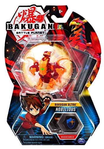 BAKUGAN Deluxe 1 Paquete de 3 Pulgadas Figura Nobilious