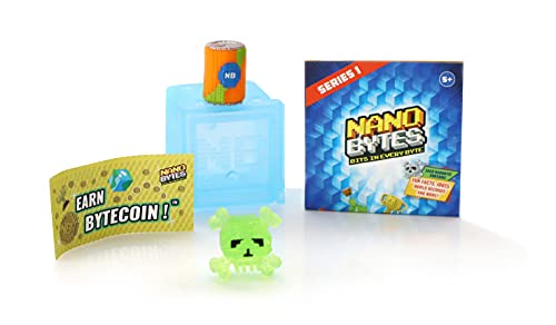 Bandai NanoBytes - Paquete de 2 - 2 nanobytes, 2 Pegatinas, 1 Funda Nano y folleto de coleccionistas