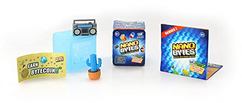 Bandai NanoBytes - Paquete de 2 - 2 nanobytes, 2 Pegatinas, 1 Funda Nano y folleto de coleccionistas