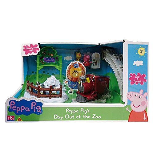 BANDAI Peppa Pig Trenecito en el Zoo con Accesorios (6698)