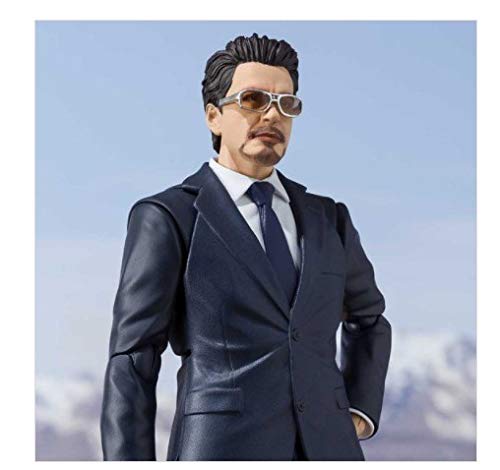 Bandai Spirits S.H.Figuarts Iron Man Mark 1 Mk-1 & Tony Stark Birth of Iron Man Edition Juego de 2 figuras de acción