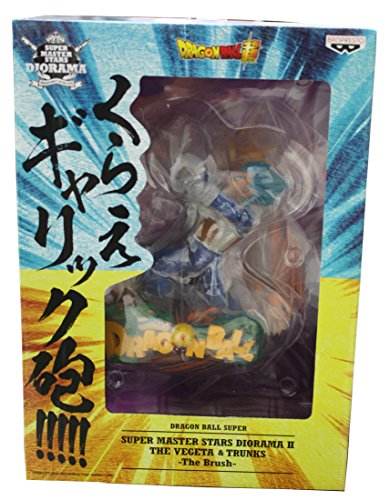 Banpresto 80553 , Super Master Stars Diorama II, Vegeta & Trunks, the brush, Bola Super del Dragón, 20 cm