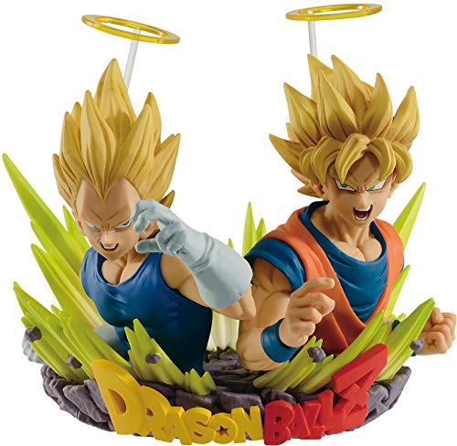 Banpresto Dragonball Z - BAN16879 Figura de Vol. 2, Bust SSJ Goku & Vegeta, 7 cm