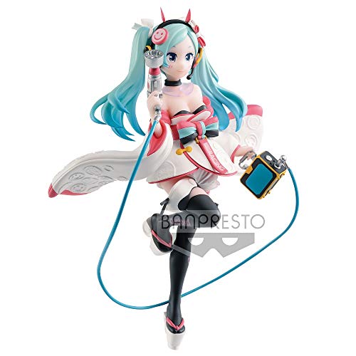 Banpresto Figura de Accion Hatsune Miku Racing Ver. Espresto EST - Dress&Pattern - Racing Miku 2020 Kimono Ver. Multicolor BP17613