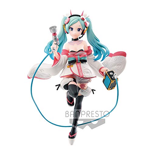 Banpresto Figura de Accion Hatsune Miku Racing Ver. Espresto EST - Dress&Pattern - Racing Miku 2020 Kimono Ver. Multicolor BP17613