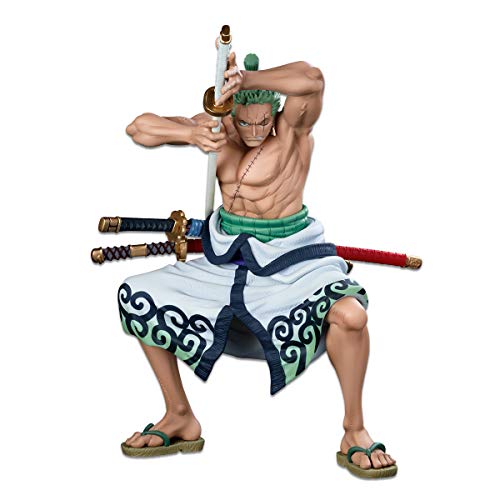 Banpresto Figura de Accion One Piece - Banpresto World Figure Colosseum 3 - Super Master Stars Piece The Roronoa Zoro (The Brush) Multicolor BP17570