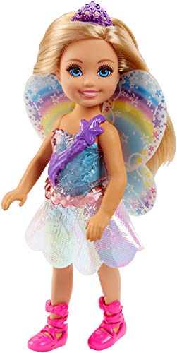 Barbie Dreamtopia, muñeca rubia Chelsea sirena, juguete +3 años (Mattel FJD00)