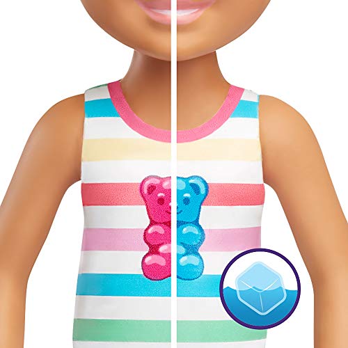 Barbie Reveal Muñeca Chelsea que revela sus colores con agua, incluye ropa y accesorios (Mattel GPD41) , color/modelo surtido