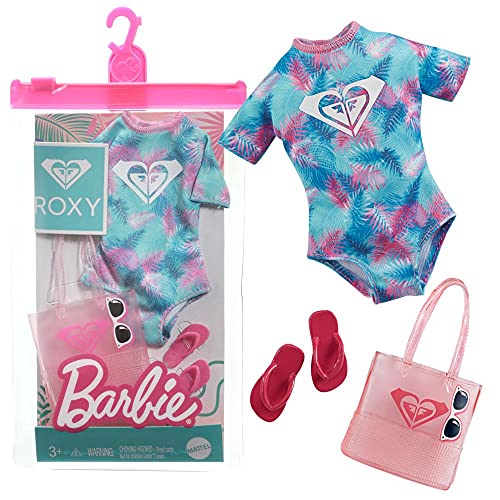 Barbie Roxy GRD41 - Conjunto de ropa para la playa