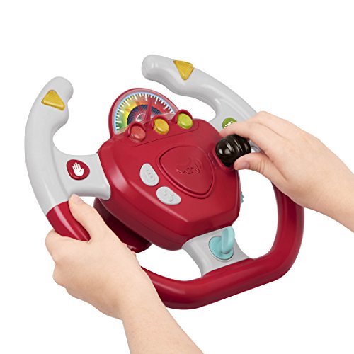 Battat - Volante Iteractivo con luces y sonidos - 2 años en adelante