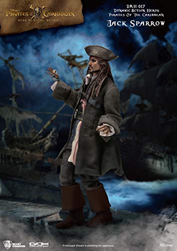 Beast Kingdom- Figura Disney Los Piratas del Caribe, Jack Sparrow (DAH-017)