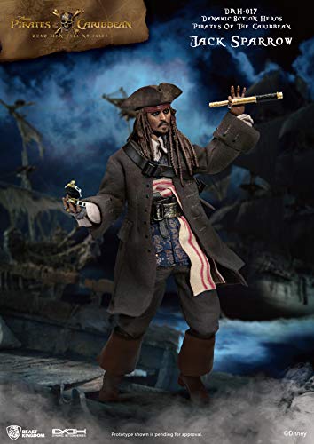 Beast Kingdom- Figura Disney Los Piratas del Caribe, Jack Sparrow (DAH-017)