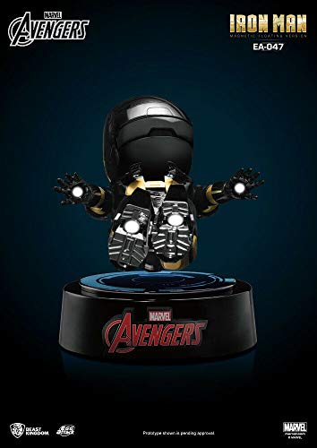 Beast Kingdom Toys- Figura Marvel'S Avengers Iron Man Special Edition (Black X Gold) (EA-047)