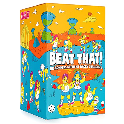 Beat That! - The Bonkers Battle of Wacky Challenges [Family Party Game for Kids & Adults] by Gutter Games