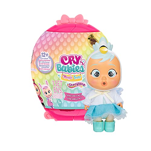 Bebés Llorones Lágrimas Mágicas Bibe Casita Surtido Modelo Sorpresa + Dress Me Up Muñeca Sorpresa Coleccionable Que Llora Y con Ropa A Vestir, Juguete para Niñas Y Niños 3-9 Años