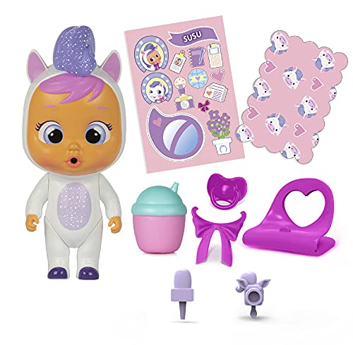 Bebés Llorones Lágrimas Mágicas Bibe Casita Surtido Modelo Sorpresa + Dress Me Up Muñeca Sorpresa Coleccionable Que Llora Y con Ropa A Vestir, Juguete para Niñas Y Niños 3-9 Años